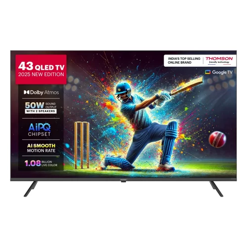 Thomson Phoenix 2025 Edition 108 cm (43 inch) QLED Ultra HD (4K) Smart Google TV 2025 Edition  (43QAI1005)